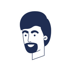 head of man avatar character