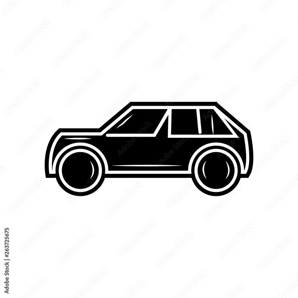 Poster car icon. element of cars for mobile concept and web apps icon. glyph, flat icon for website design 