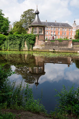 castle with reflection in water, Breda, The Netherlands
