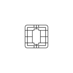 Card chip icon