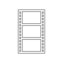 cinematographic tape icon. Set of cinema  element icons. Premium quality graphic design. Signs and symbols collection icon for websites, web design, mobile app on white background