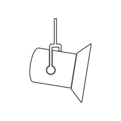 studio spotlight icon. Set of cinema  element icons. Premium quality graphic design. Signs and symbols collection icon for websites, web design, mobile app on white background