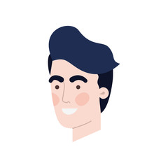 head of man avatar character