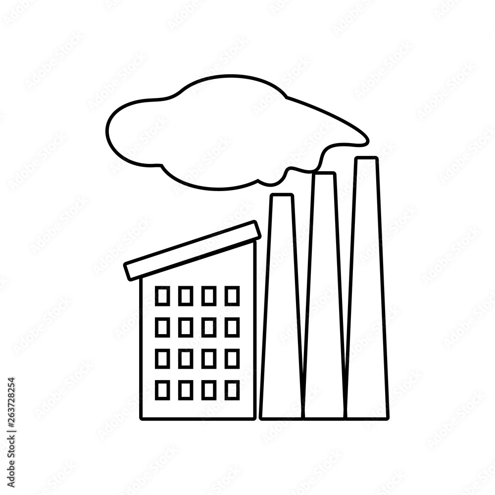 Poster factory icon. element of communism capitalism for mobile concept and web apps icon. outline, thin li