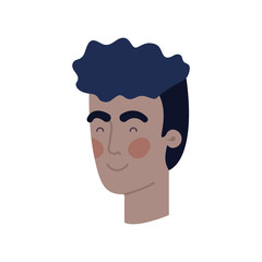 head of man avatar character