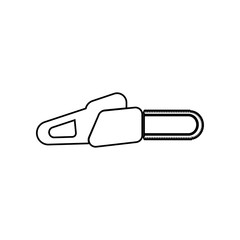 Chain saw icon. Element of Constraction tools for mobile concept and web apps icon. Outline, thin line icon for website design and development, app development