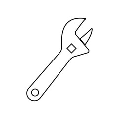 pipe wrench icon. Element of Constraction tools for mobile concept and web apps icon. Outline, thin line icon for website design and development, app development
