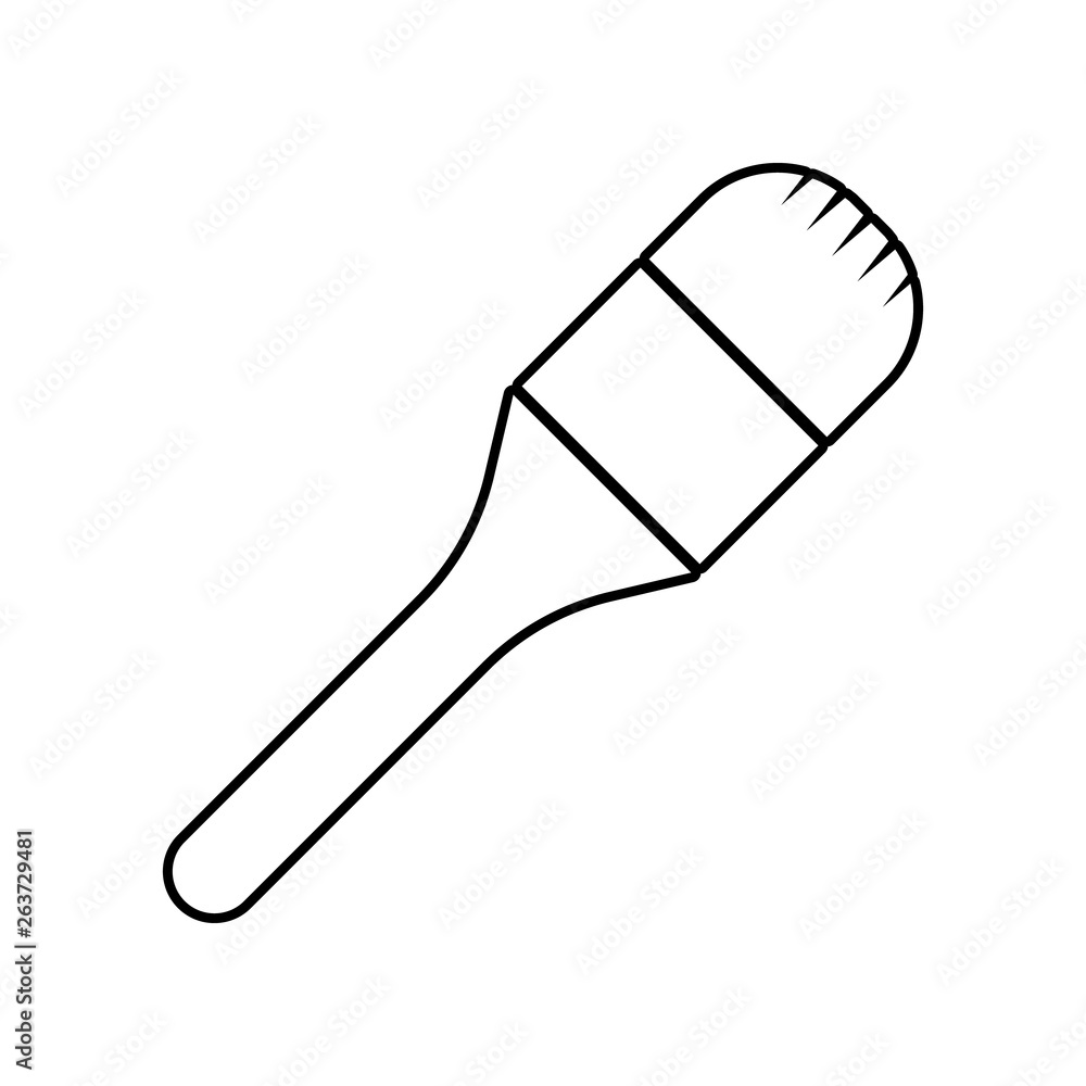 Poster wheel barrow icon. element of constraction tools for mobile concept and web apps icon. outline, thin