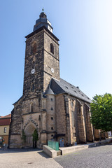 Fototapeta na wymiar Die Margarethenkirche in Gotha, Thüringen, Deutschland