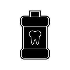 Simple Mouth rinse icon. Element of Dantist for mobile concept and web apps icon. Glyph, flat icon for website design and development, app development