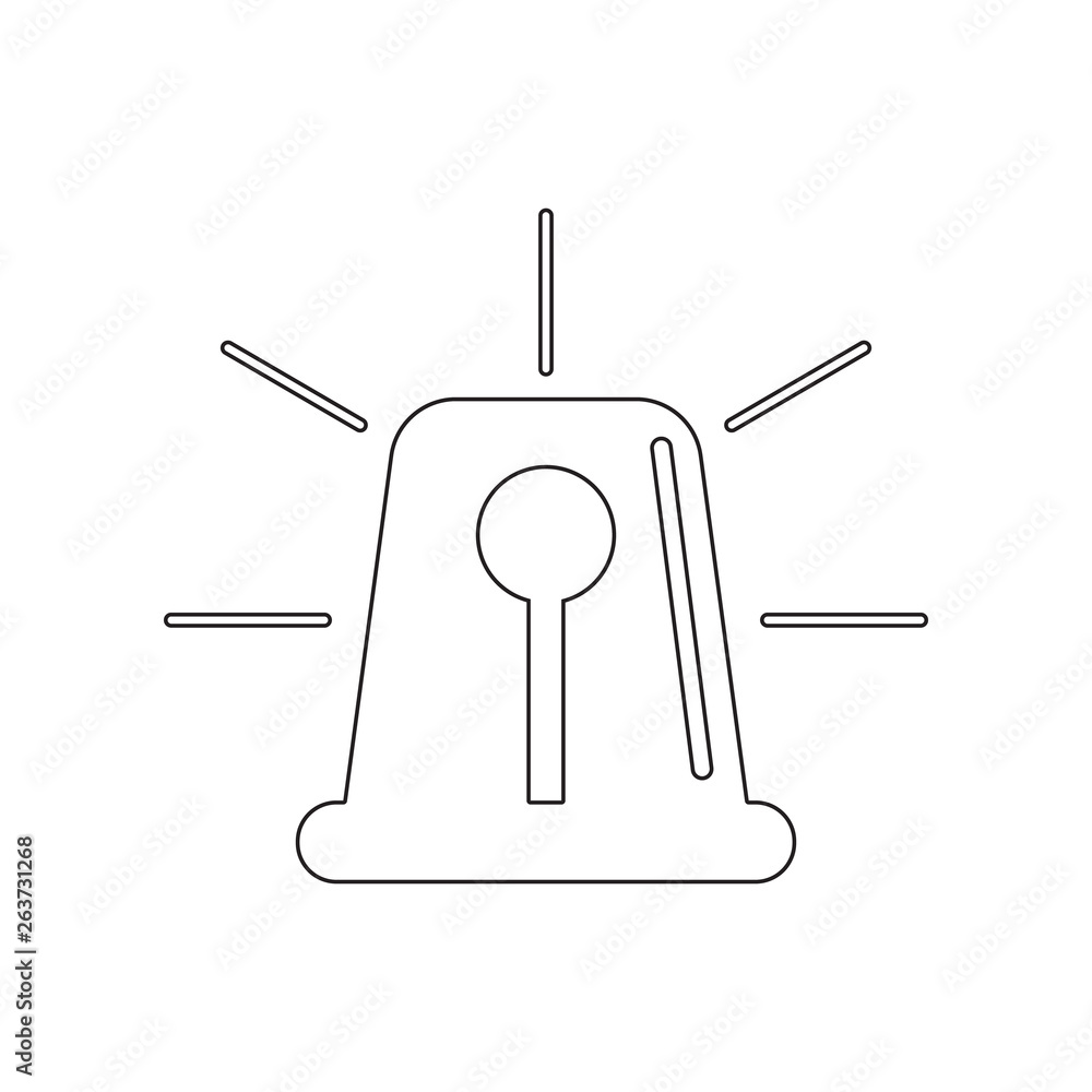 Poster alarm icon. set of natural disasters icon. element of desister for mobile concept and web apps icon.