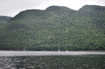 Le fjord de Saguenay, Quebec, Canada