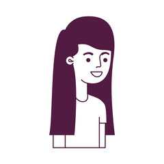 young woman avatar character