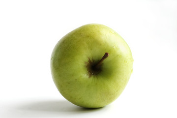 Green apple, isolated on white background