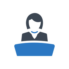 Business presentation icon