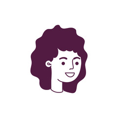 head of woman avatar character