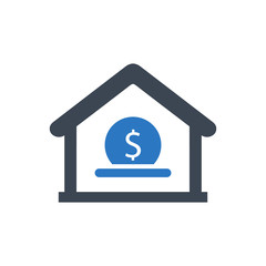 Bank deposit icon