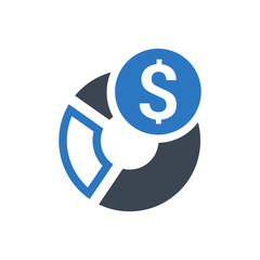 Financial report icon