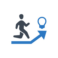 Business vision icon
