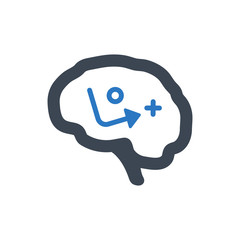 Thinking strategic planning icon