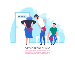 Orthopedic clinic illustration