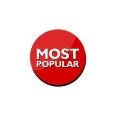 Red button most popular © sljubisa