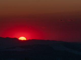 日の出 山 風景