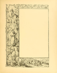 Christian illustration. Old image