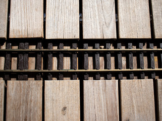 Modell Eisenbahn Gleise in Terrassen Dielen 