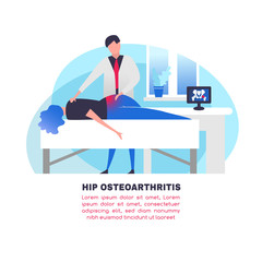 Orthopedic clinic illustration