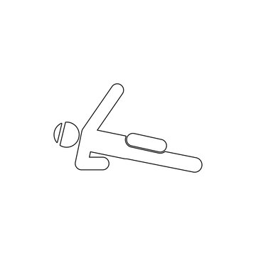 recommend clip art: fitness, movement, plank outline icon. Element of fitness illustration. Signs and symbols icon can be used for web, logo, mobile app, UI, UX