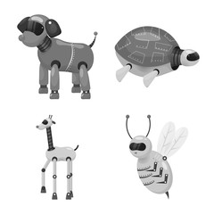 Vector illustration of toy and science sign. Collection of toy and toy stock vector illustration.