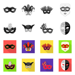 Vector illustration of luxury and celebration symbol. Collection of luxury and hide  stock vector illustration.