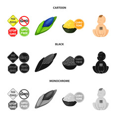 Vector design of test and synthetic symbol. Set of test and laboratory vector icon for stock.
