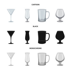 Isolated object of form and celebration icon. Collection of form and volume vector icon for stock.