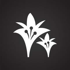 Yoga related icon on background for graphic and web design. Simple vector sign. Internet concept symbol for website button or mobile app.