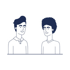 young men avatar character