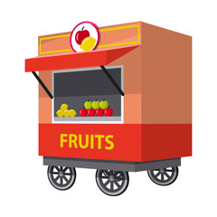 Vector design of cart and cafe symbol. Collection of cart and shop vector icon for stock.