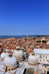 Fototapeta na wymiar Venice Up View Panorama