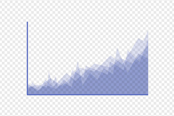 Success business symbol.Growth vector diagram with arrow going up. Vector icon. Editable EPS file.Bar Chart Vector Icon.Vector illustration