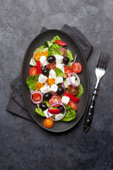 Greek salad plate