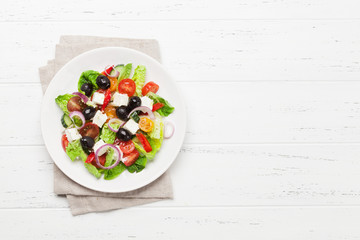 Greek salad plate