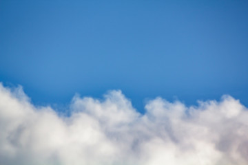 Blue sky with clouds