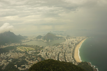 Obraz premium aerial view of mountains