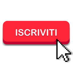 Icona iscriviti con cursore freccia