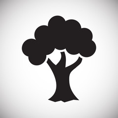 Outdoor landscape icon on background for graphic and web design. Simple vector sign. Internet concept symbol for website button or mobile app.