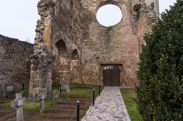 Ruins of medieval Carta Monastery,  a former Cistercian (Benedictine) Abbey in southern...