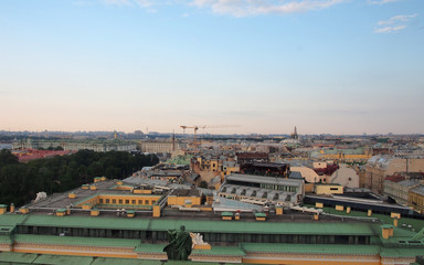 Obraz premium View of St. Petersburg from St. Isaac's Cathedral. Russia.