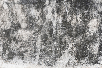 black and white painted stone surface