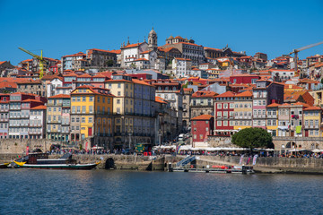 Fototapeta na wymiar Ribeira in Porto Portugal